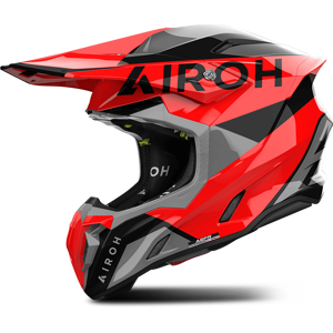 Casque Cross Airoh Twist 3 King Rouge Brillant -