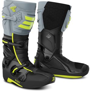 Shot Race Gear Bottes Cross Shot Race 8Noir-Jaune Neon -