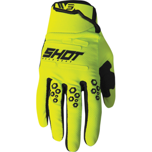 Shot Race Gear Gants Cross Shot Vision Jaune Neon -