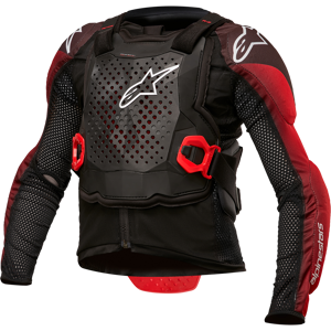 Gilet de Protection Enfant Alpinestars Bionic Tech Noir-Blanc-Rouge -