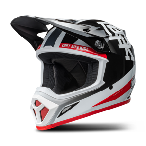 Casque Cross Bell MX-9 Mips Noir-Blanc -