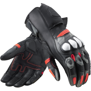 Gants Moto Rev'It! League 2Noir-Neon Rouge -