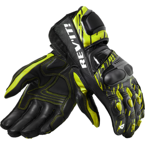 Gants Moto Rev'It! Quantum 2 Jaune Neon-Noir -