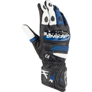 Gants Moto Bering Snap Noir-Bleu -