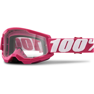 Masque Cross Enfant 100% Strata 2 Goggle Fletcher Rose -