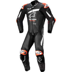 Combinaison en Cuir Alpinestars GP Plus V4 Noir Blanc 