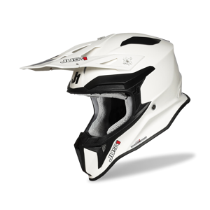 Casque Cross Just1 J18 Solid Blanc -