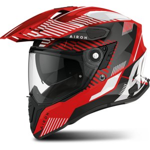 Casque Adventure Airoh Commander Rouge -