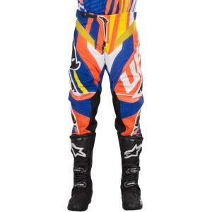 Pantalon Cross UFO Italy Line Bleu-Orange -