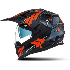 Casque Adventure Nexx X.WED2 Wild Country Noir-Orange -