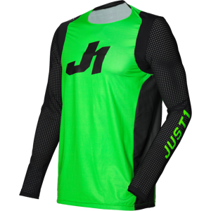 Maillot Cross Just1J-Flex Aria Fluo-Vert-Noir -