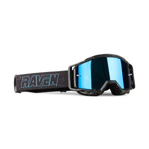 Masque Cross Raven Sniper Deep Space - Bleu miroir -