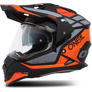 Casque Adventure O'Neal Sierra R Orange-Noir-Gris -