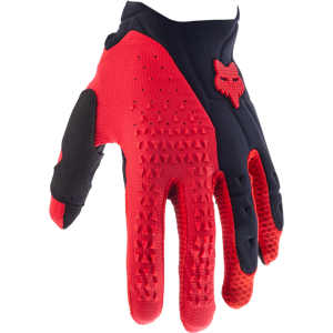 Gants Cross FOX Racing Pawtector Noir-Rouge -