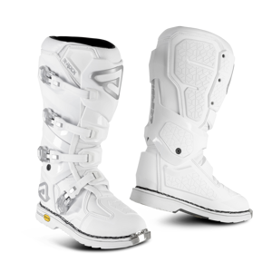 Bottes Cross Acerbis X-Rock MM Blanches -