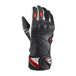 Gants Moto Ixon Thund Noir-Rouge-Blanc -