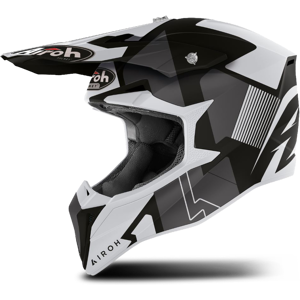 Casque Cross Airoh Wraap Raze Noir -