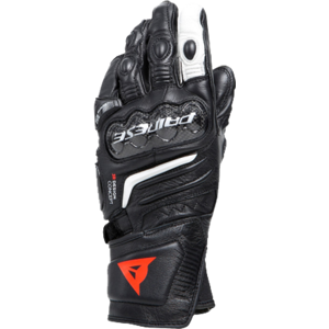 Gants Moto Femme Dainese Carbon 4 Longs Noir-Blanc -