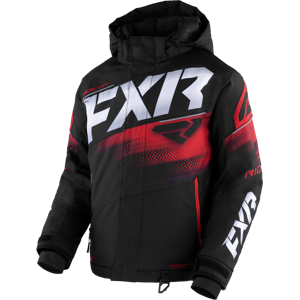 Veste de Ski Enfant FXR Boost Noir-Rouge -