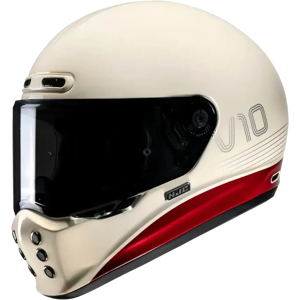 Casque Integral HJC V10Tami Beige-Rouge -