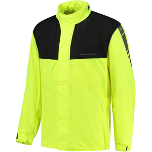 Veste de Pluie Rusty Stitches Sander Noir-Jaune Fluo -