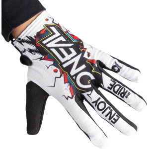 Gants Cross Enfant O'Neal Matrix Impact Blancs -