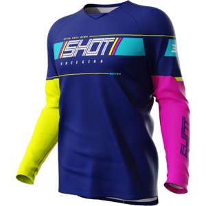 Shot Race Gear Maillot Cross Enfant Shot Draw Indy Bleu -