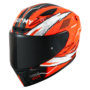 Casque Integral Suomy Track-1 404 Orange Fluo Mat -