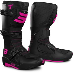 Shot Race Gear Bottes Cross Shot Race 4 Noir-Rose -