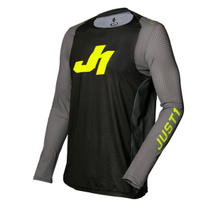 Maillot Cross Just1 J-Flex Aria Gris-Jaune-Noir -