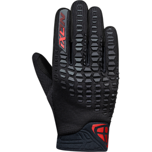 Gants Moto Ixon OREGON Noir-Rouge Vif -