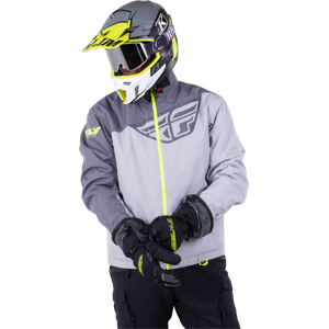 Blouson FLY Racing Aurora Noir-Gris-HiVis -