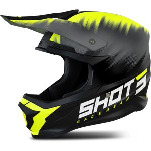 Shot Race Gear Casque Cross Shot Furious Versus Neon-Jaune -