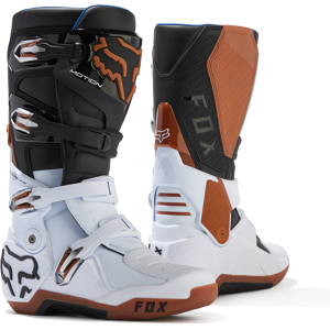 Bottes Cross FOX Racing Motion Noir-Blanc-Gum -