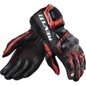 Gants Moto Rev'It! Quantum 2 Rouge Neon-Noir -