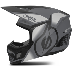 O'Neal Casque Cross OaNeal 3SRS Vision Noir-Gris -