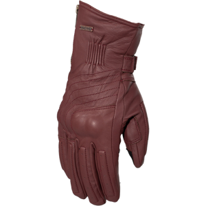 Gants Moto Rusty Stitches Ray Bordeaux -