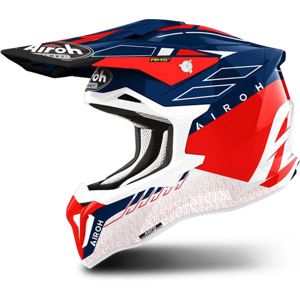 Casque Cross AIROH Strycker Skin Rouge Mat -