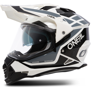 Casque Adventure O'Neal Sierra R Blanc-Noir-Gris -