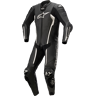 Combinaison en Cuir Alpinestars Missile V2 Noir-Blanc -