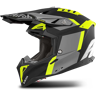 Casque Cross AIROH Aviator 3 Glory Jaune Mat -