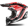 Casque Cross AIROH Aviator 3 League Rouge -