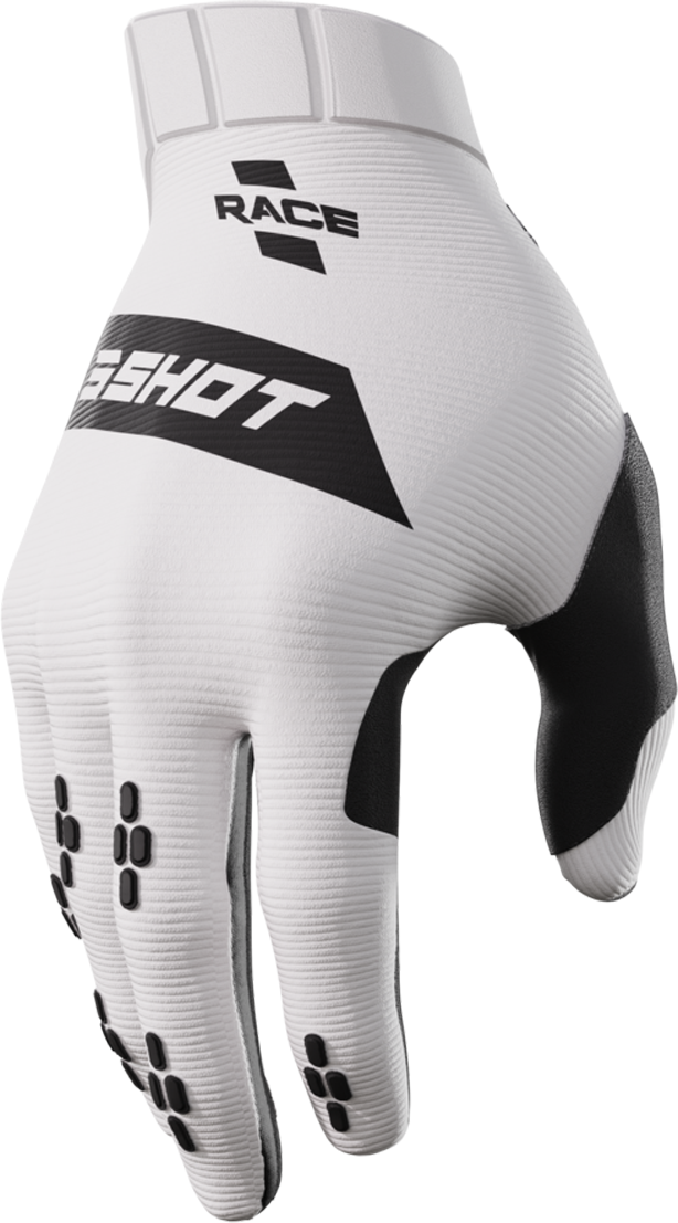 Shot Race Gear Gants Cross Shot Race Blancs -