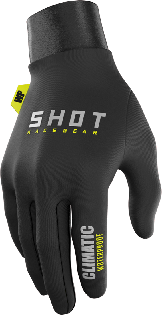 Shot Race Gear Gants Cross Shot Climatic 3.0Noir-Jaune Néon -