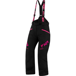 FXR Pantalon de Ski Femme FXR Fresh Noir-Rose Électrique -