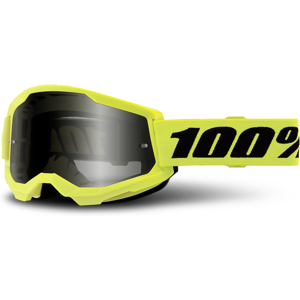 Masque Cross 100% Strata 2 Jaune Neon -