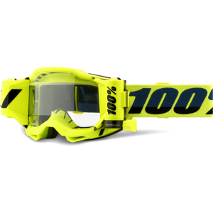 Masque Cross 100% Accuri Forecast Jaune -