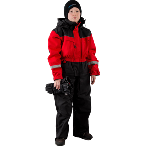 Snowpeople Combinaison Enfant Snowpeople Safari Rouge-Noir -