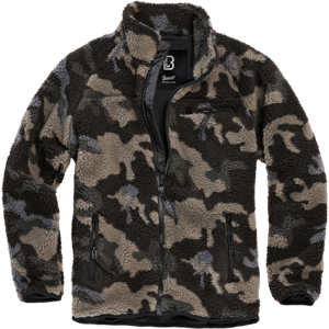 Brandit Veste Brandit Teddyfleece Camouflage Foncé -