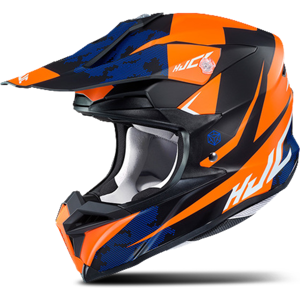 Casque HJC I 50 Tona - Noir et Orange -